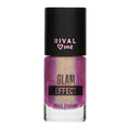 Rival Loves Me Rainbow Crystal Nail Polish: Vegan, Shimmering Blue, Long Lasting, Easy Application - 0.3 fl oz