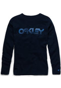 Oakley Long Sleeve Current Edition - Navy Blue by Skates USA