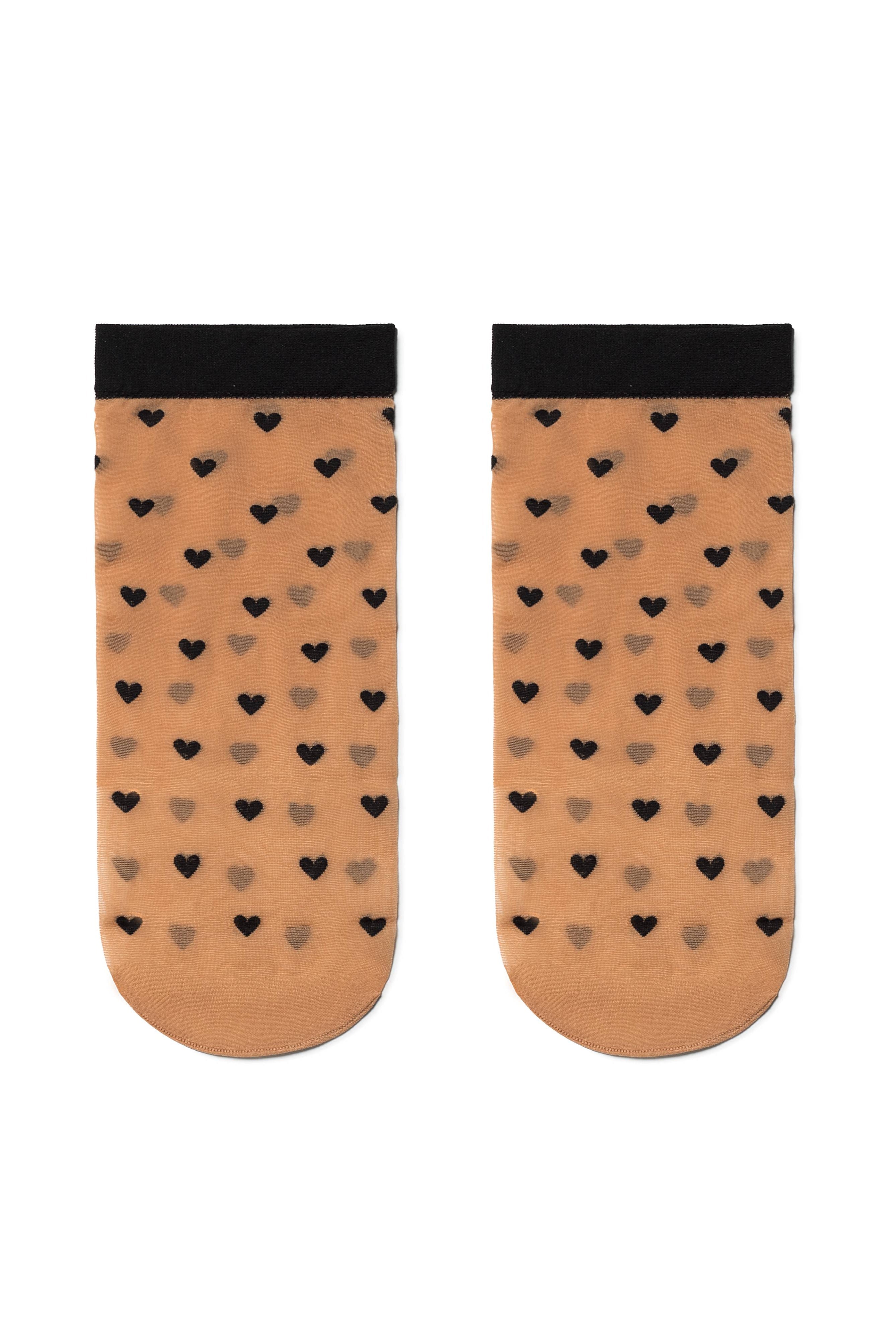 TheRanok.com Socks Conte Fantasy - Hearts Pattern — feature highlight