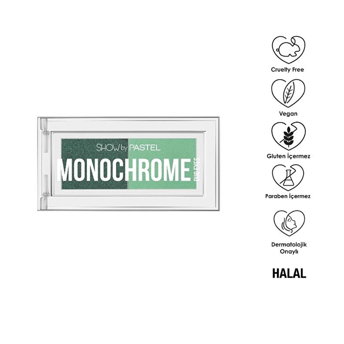Show by Pastel Monochrome Duo Eyeshadow Palette - Cruelty-Free, Gluten-Free, Halal Certified Eyeshadow with 12 Set Options