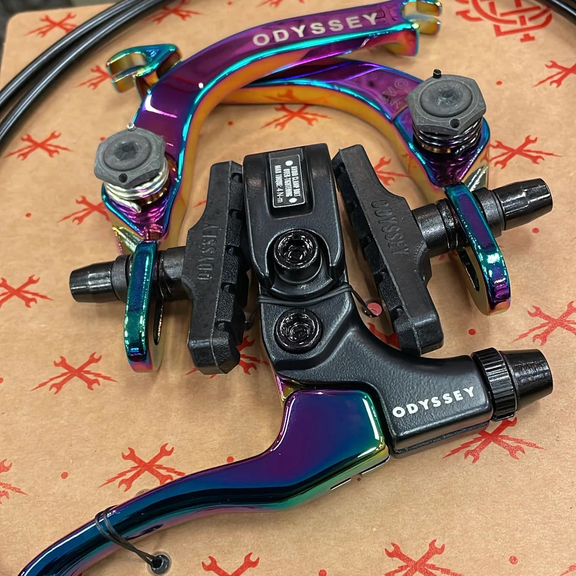 Odyssey BMX Evo 2.5 Brake Kit - Oil Slick