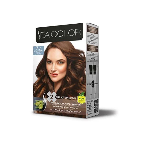 Sea Color Kit - Permanent Hair Dye for Long-Lasting Vibrant Color, Covers White Hair Completely