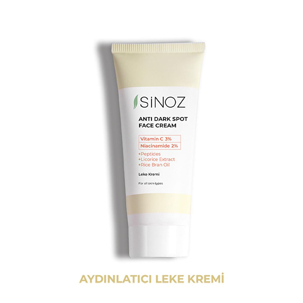 Sinoz: Advanced Skin Lightening Cream - Vitamin C & Niacinamide Dark Spot Corrector, Blemish Removal Skin Tone Evening, Radiant Complexion, 1.35 fl oz