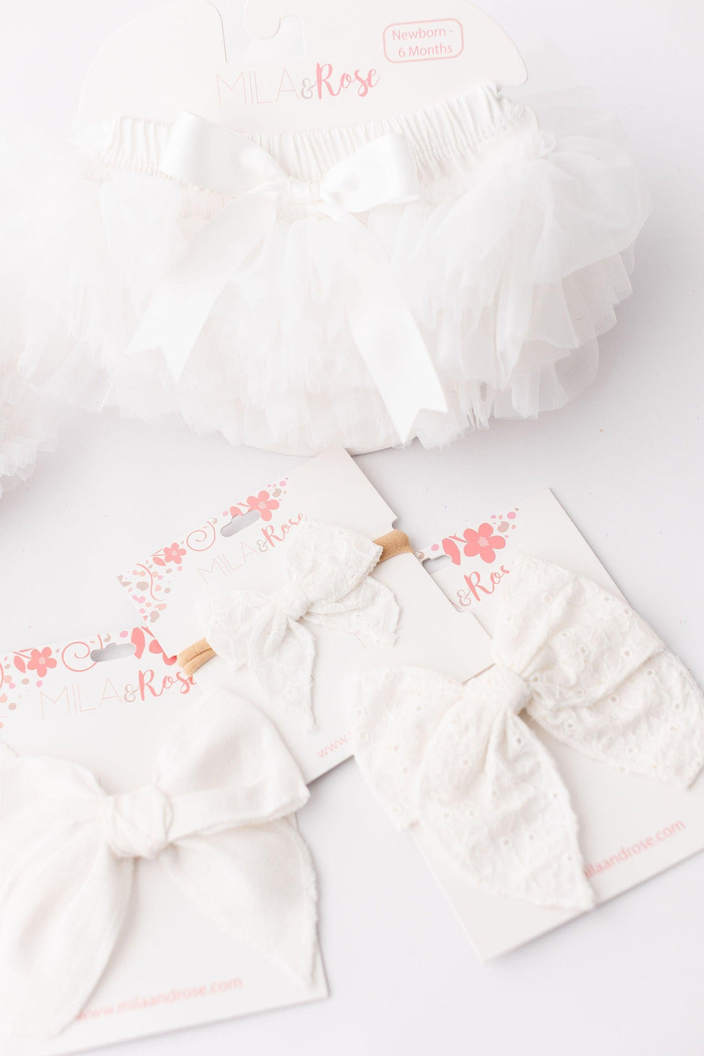 Mila & Rose ® Off White Tutu Bloomer — detail close-up