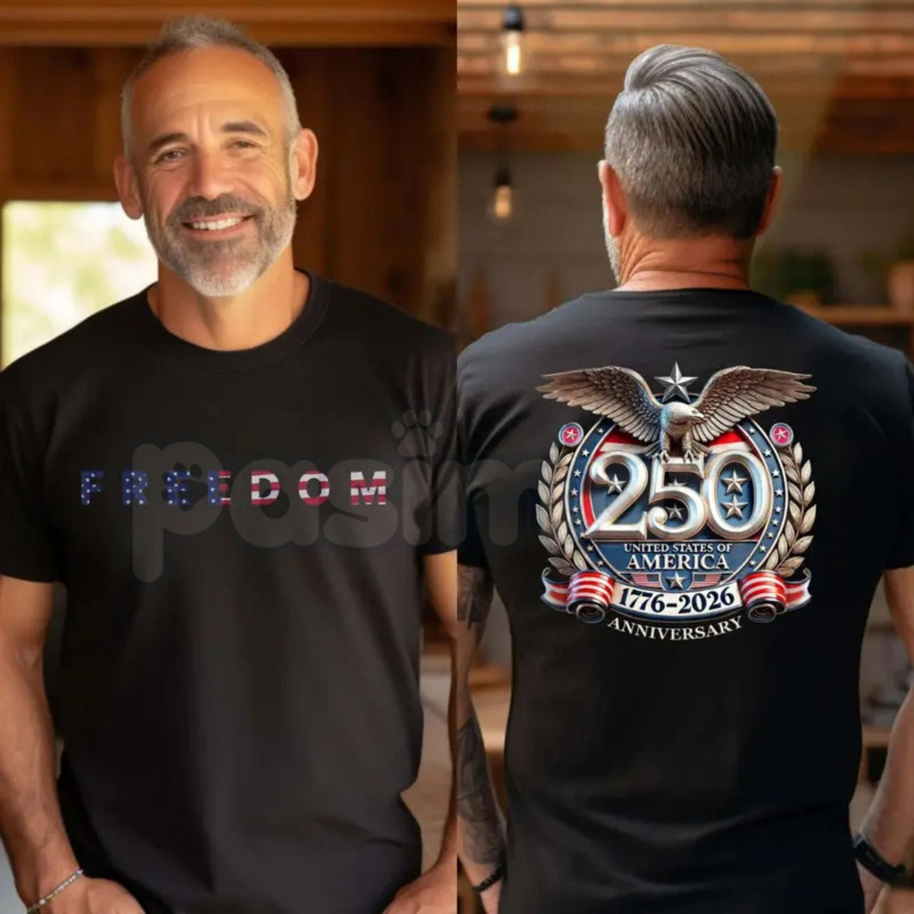 Official Freedom 250th Anniversary T-Shirt – USA 250 Years Independence 1776–2026 Graphic Tee
