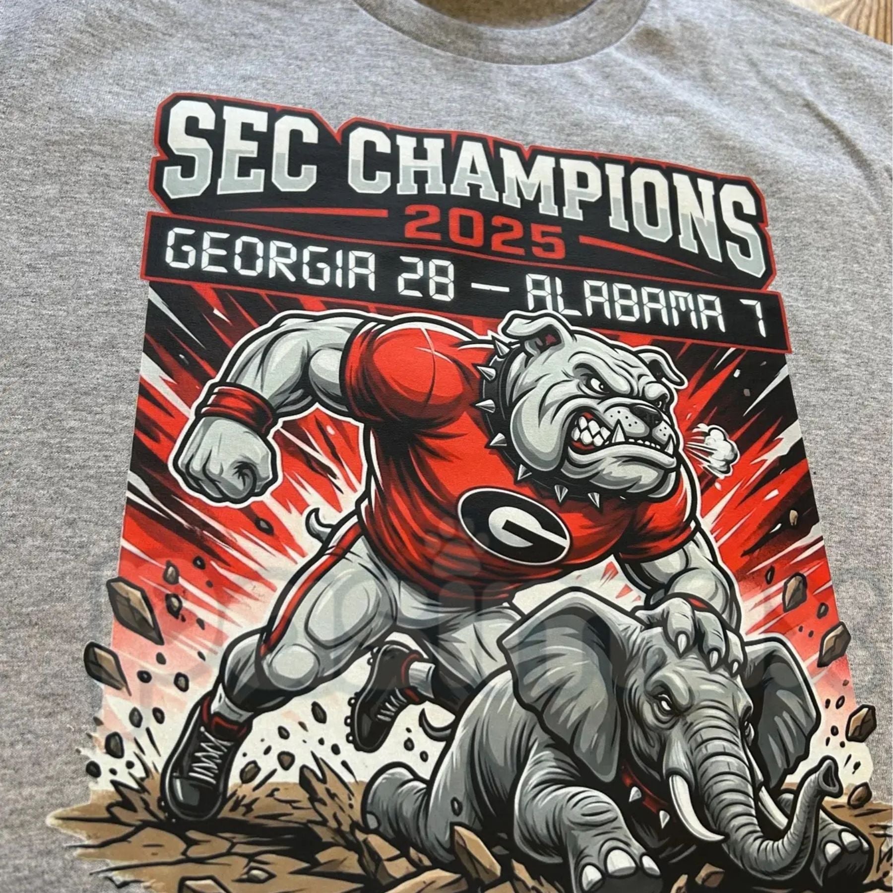 Pasimax Official Georgia Bulldogs Championship Shirt - UGA Football Victory Fan Gear, College Football Commemorative Tee, Daw