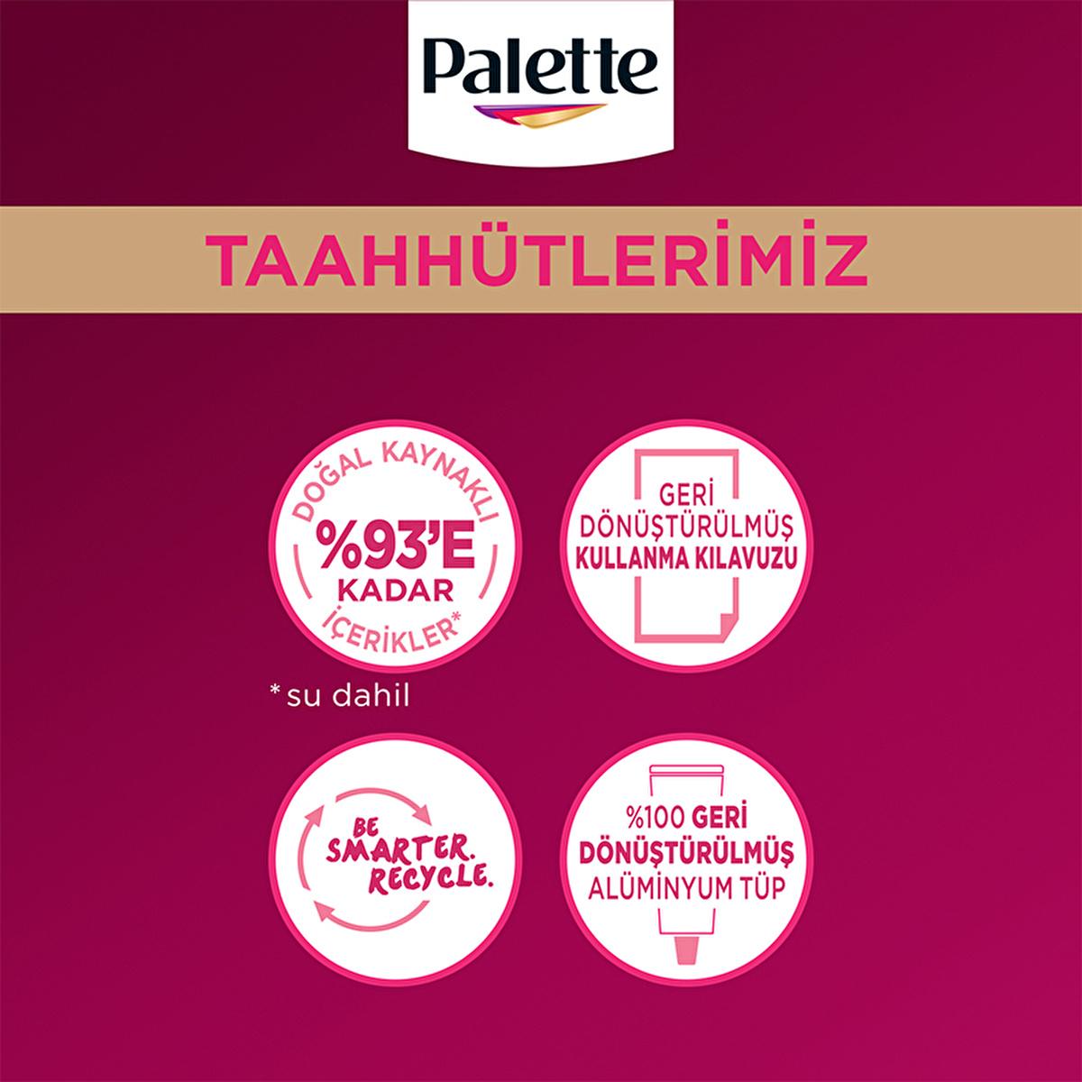 Palette Deluxe Gece Mavisi Hair Dye - Long-Lasting Vibrant Night Blue Hair Color with Nourishing Properties
