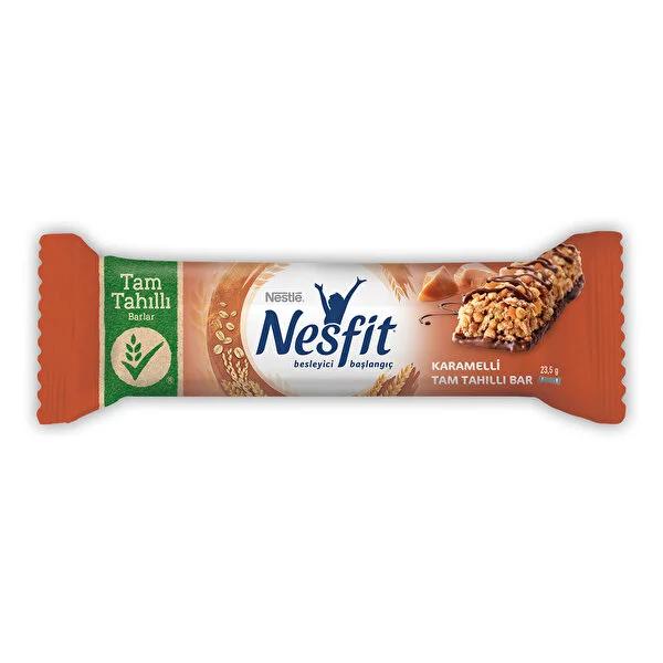Nestle Nesfit Caramel Granola Bar - Whole Grain, Healthy Snack, Energy Boost, 23.5g
