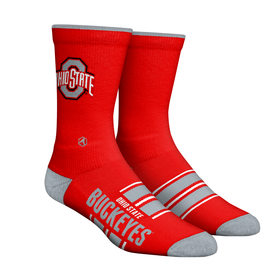 Rock 'Em Socks Ohio State Buckeyes - Gametime Stripe (Knitted)