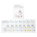 Dermal 7-Day Hydrating Facial Sheet Mask Set - Collagen, Hyaluronic Acid - Intense Moisture, Radiant Skin, and Anti-Aging