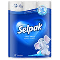 Selpak: Strong & Absorbent 3-Ply Paper Towels - 12 Rolls - Durable, Efficient Cleaning for Kitchen & Home