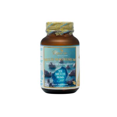 Kiperin Multi Magnesium 5X: Advanced Magnesium Complex with Taurate, Bisglycinate, Malate, Citrate, L-Treonate & Vitamin B6, 60