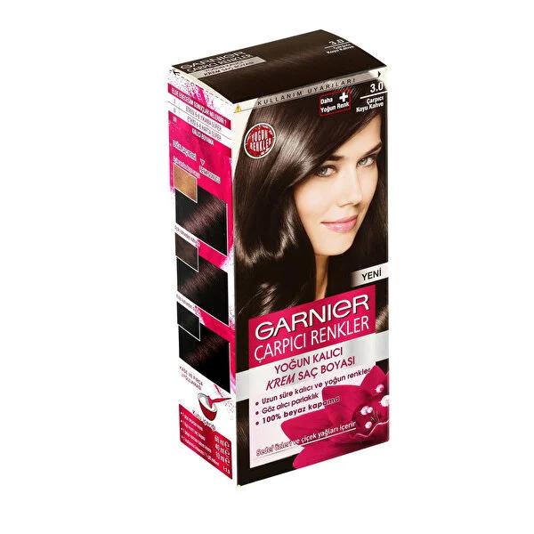 Garnier Hair Dye Color Natural ‚arpõcõ Renkler - Natural Brown Hair Color 3.0