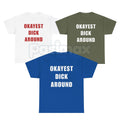 "Okayest Weiner Around" Funny T-Shirt – Sarcastic Weiner Dog Graphic Tee, Premium 100% Cotton Dachshund Humor Top, Soft Lived-In Heavyweight Doxie Lover Shirt, Made in USA