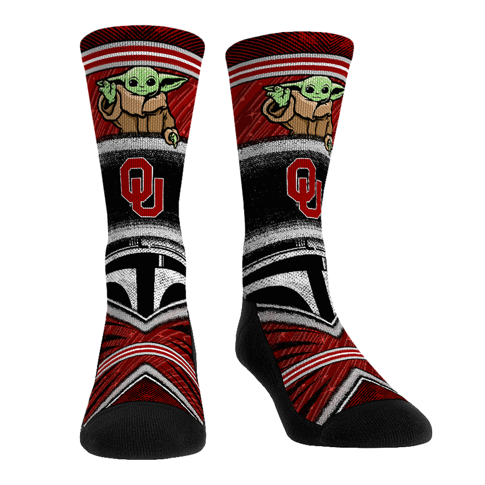 Rock 'Em Socks Oklahoma Sooners - Star Wars  - Grogu Intergalactic Fan — main product shot