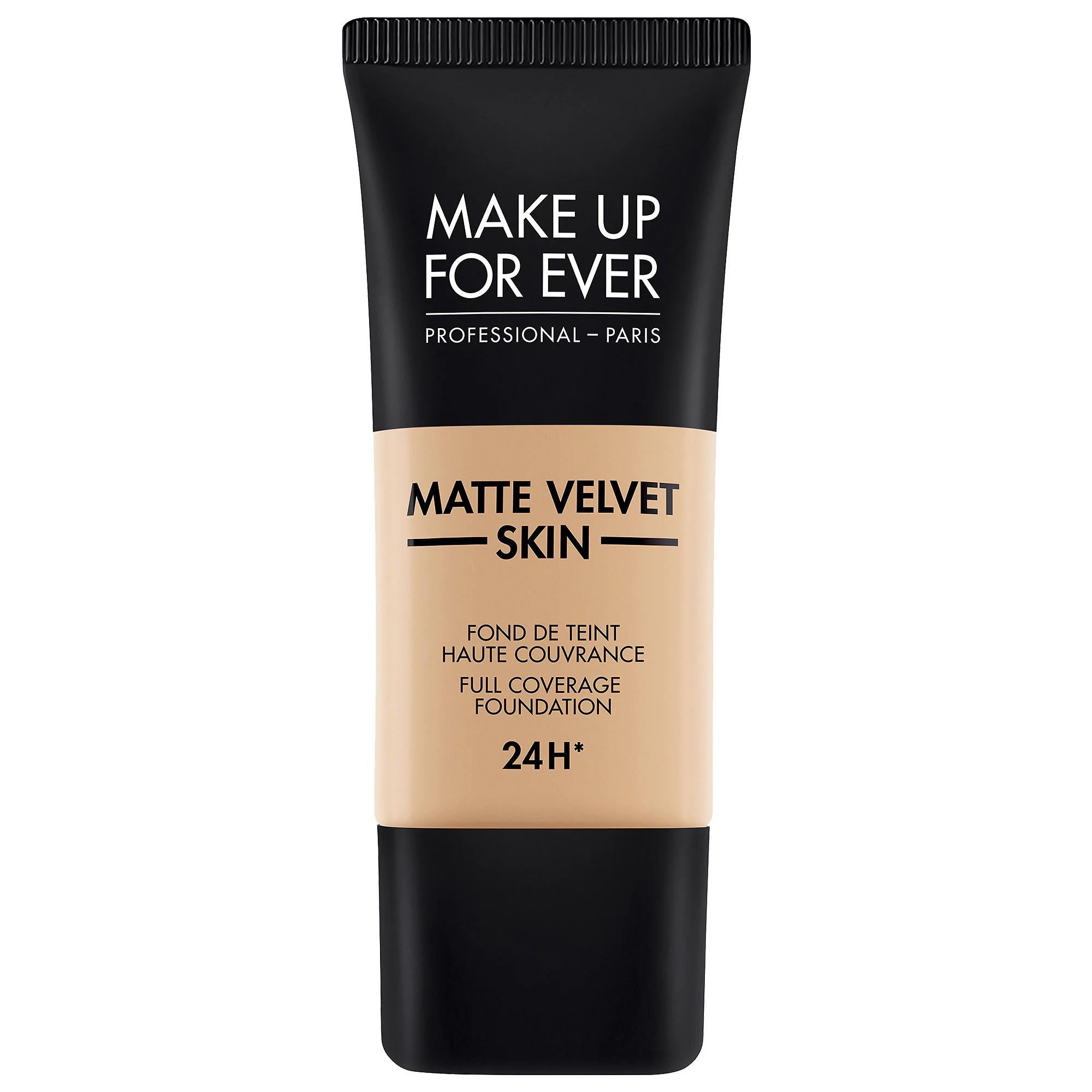 Matte Velvet Skin: Full Coverage Foundation - 24H Wear, Waterproof & Shine Control - Flawless Complexion