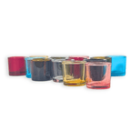 Bluecorn Candles Heavy Glass Votive Candle Holders - 50% Recycled Glass — main product shot
