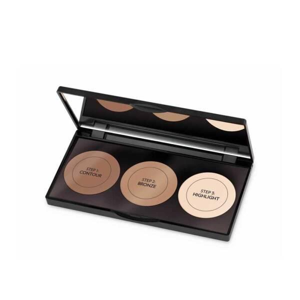 Golden Rose Contour Powder Kit 3x3.5g - Complete Makeup Contouring Solution for Enhanced Facial Features