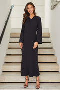 KADOU BOUTIQUE Twist Front Open Back Dress — main product shot