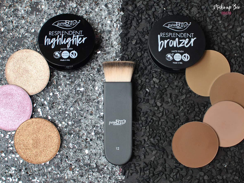 PuroBio Resplendent Bronzer 05 - Warm Color Mineral Makeup, Paraben-Free, Natural Cosmetics