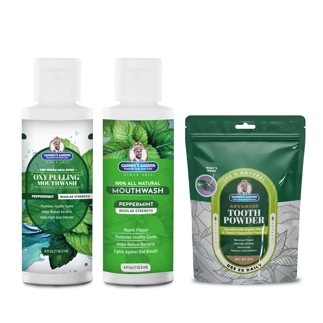 Travel Sized Oral Care Trio | Trio | H2O2 | Fluoride Free