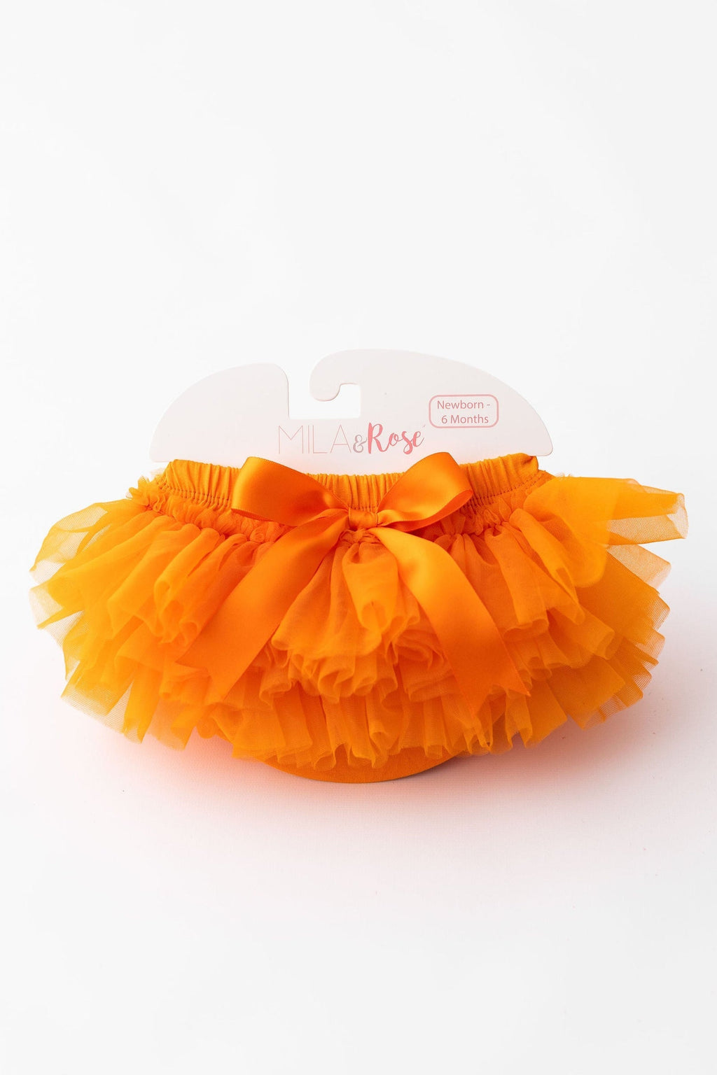 Mila & Rose ® Orange Ruffle Tutu Bloomer — main product shot