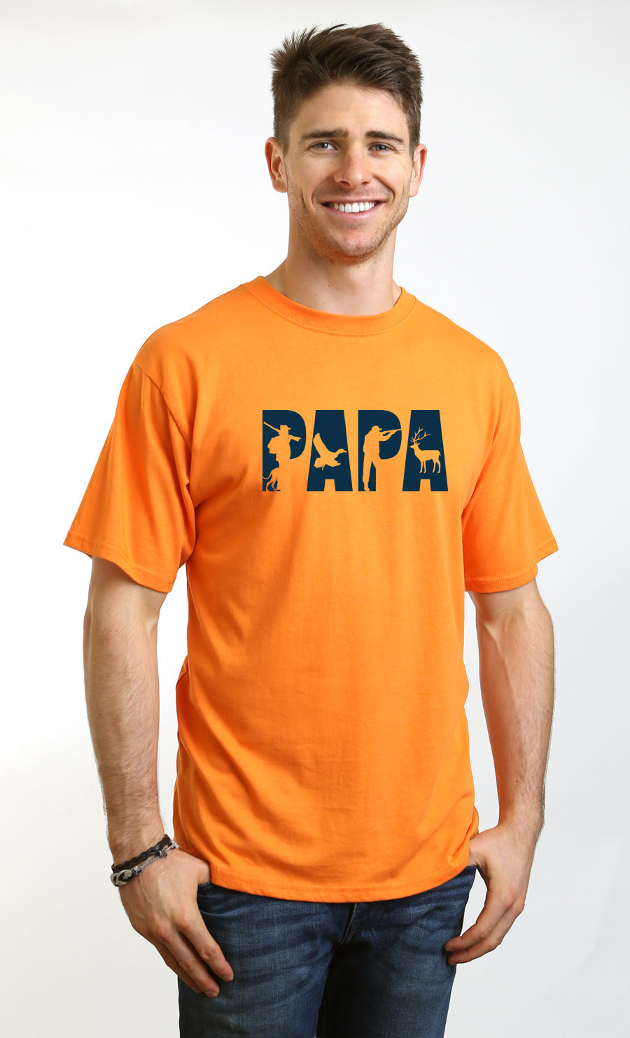 Spun Bamboo PAPA Men's Bamboo Viscose/Organic Cotton Short Sleeve Graphic T-Shirt — packaging