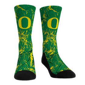 Rock 'Em Socks Oregon Ducks - Cracked Marble