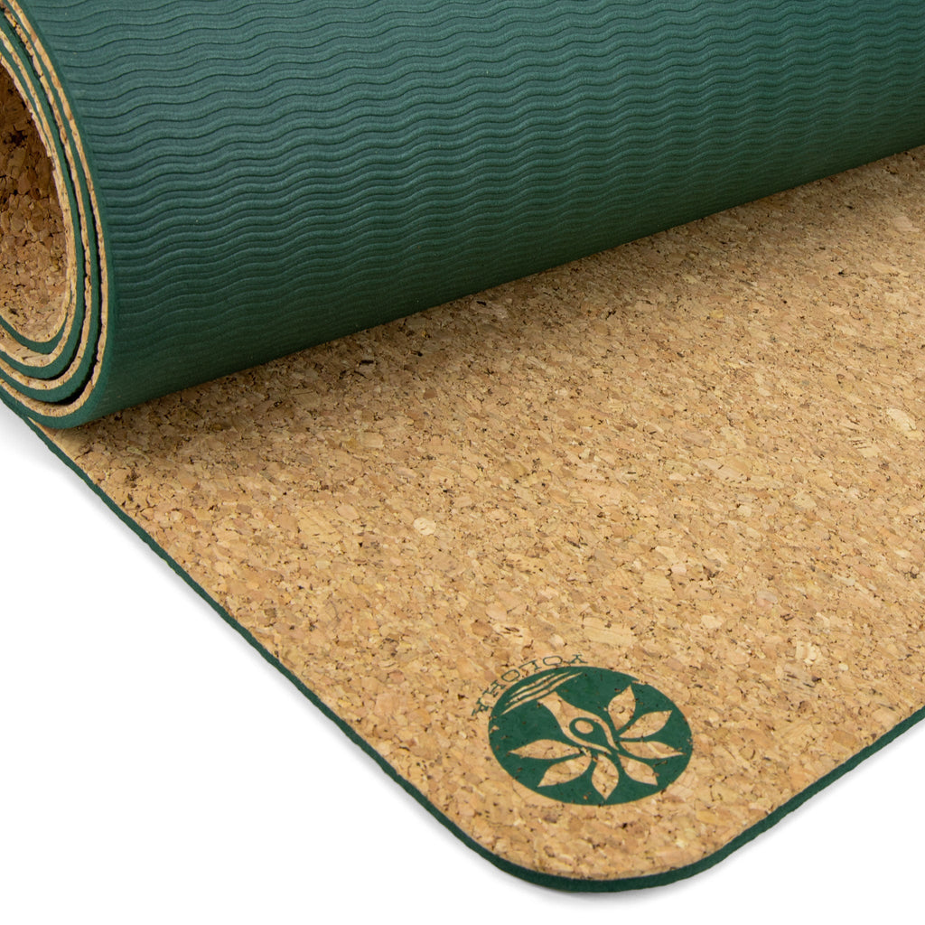 Solar and Lunar Original Cork Yoga Mat – Yoloha Yoga, view 2