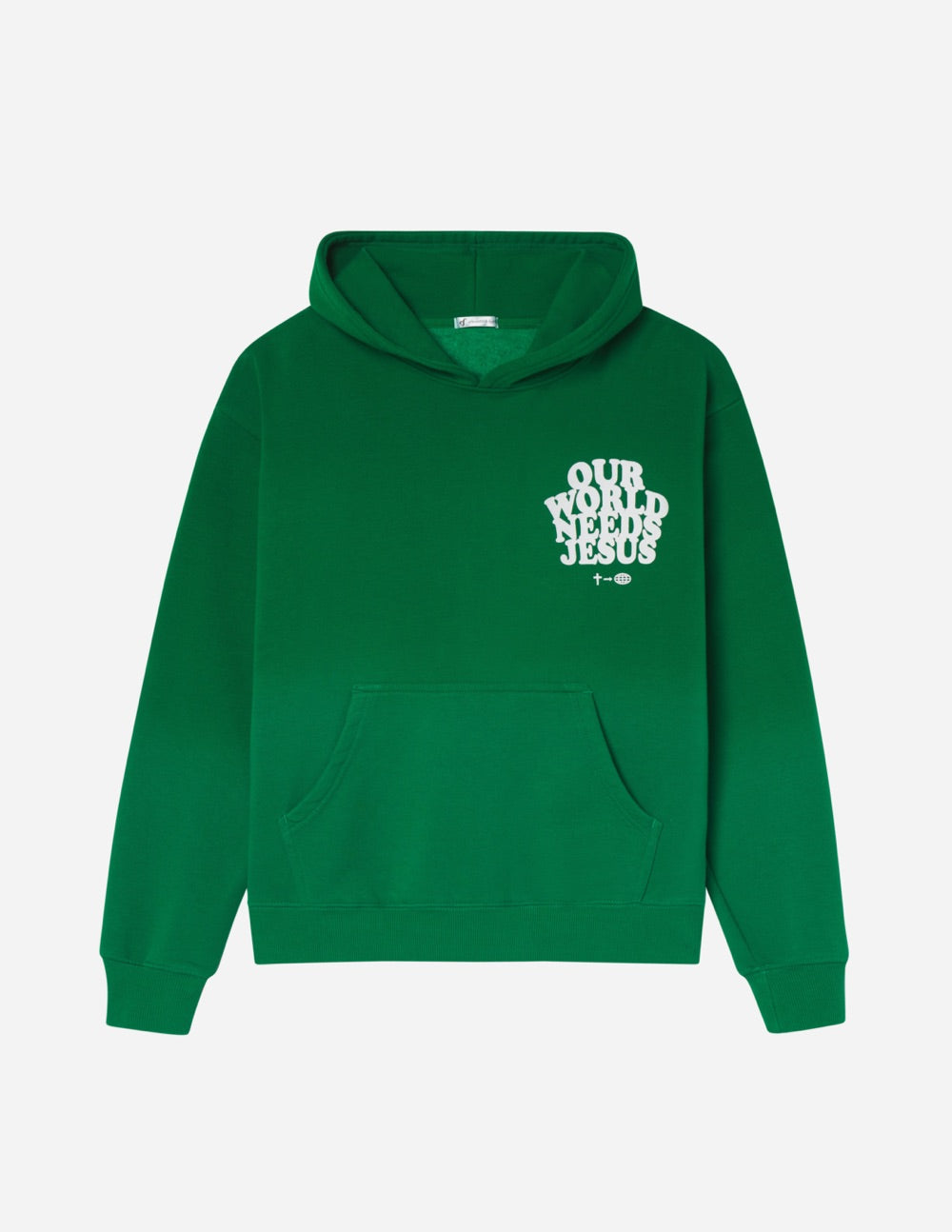 Elevated Faith Our World Needs Jesus Unisex Hoodie — comparison shot