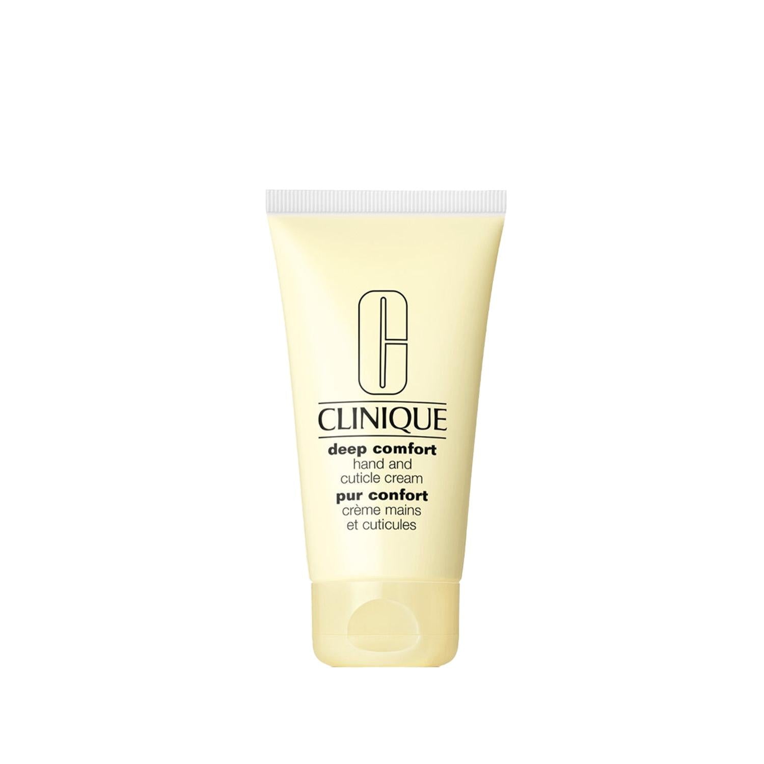 Clinique Deep Comfort Hand and Nail Cream - 75ml, Moisturizing & Nourishing for Dry Hands & Nails, Sensitive Skin Friendly