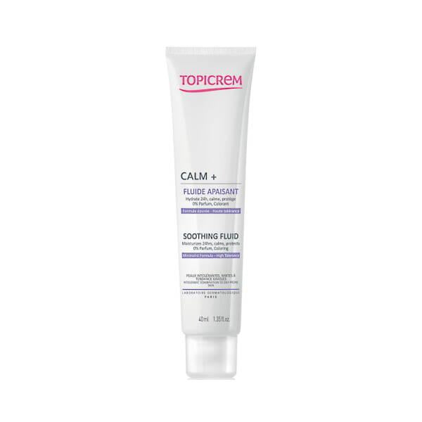 Topicrem Calm+ Ultra Moisturizing Soothing Fluid - 40ml - Sensitive Skin Hydration