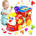 Melodic Train Toddler Toy with Educational Blocks