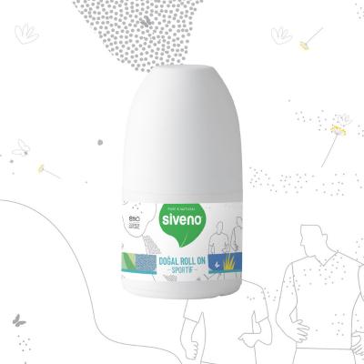 Siveno Natural Roll-On Deodorant: Organic Lavender & Tea Tree, Aluminum-Free, Fresh Scent, Sensitive Skin & Active Lifestyle