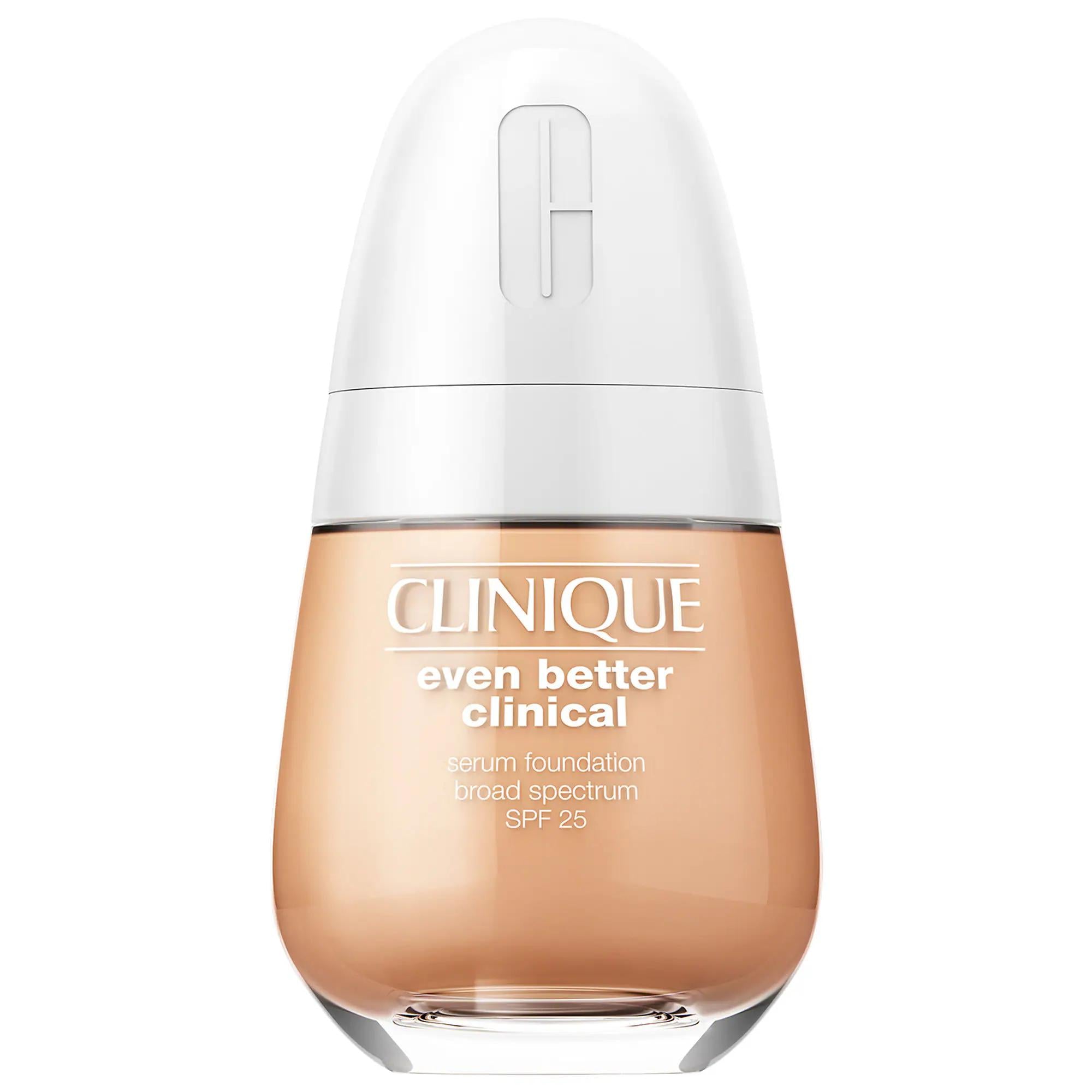 Clinique Even Better Clinical Serum Foundation Broad Spectrum SPF 25 - Full Coverage, Matte Finish, Anti-Aging Benefits