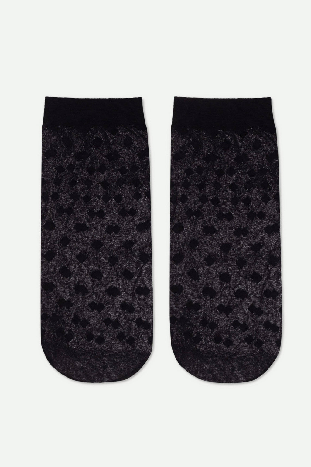 TheRanok.com Socks Conte Fantasy - Small Diamond Pattern — back view