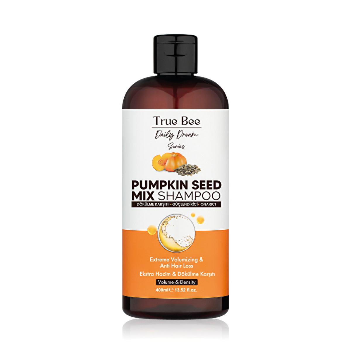 True Bee Daily Dream: Pumpkin Seed Oil Shampoo for Hair Loss, Repair & Growth | Natural, Nourishing & Strengthening - 400 ml
