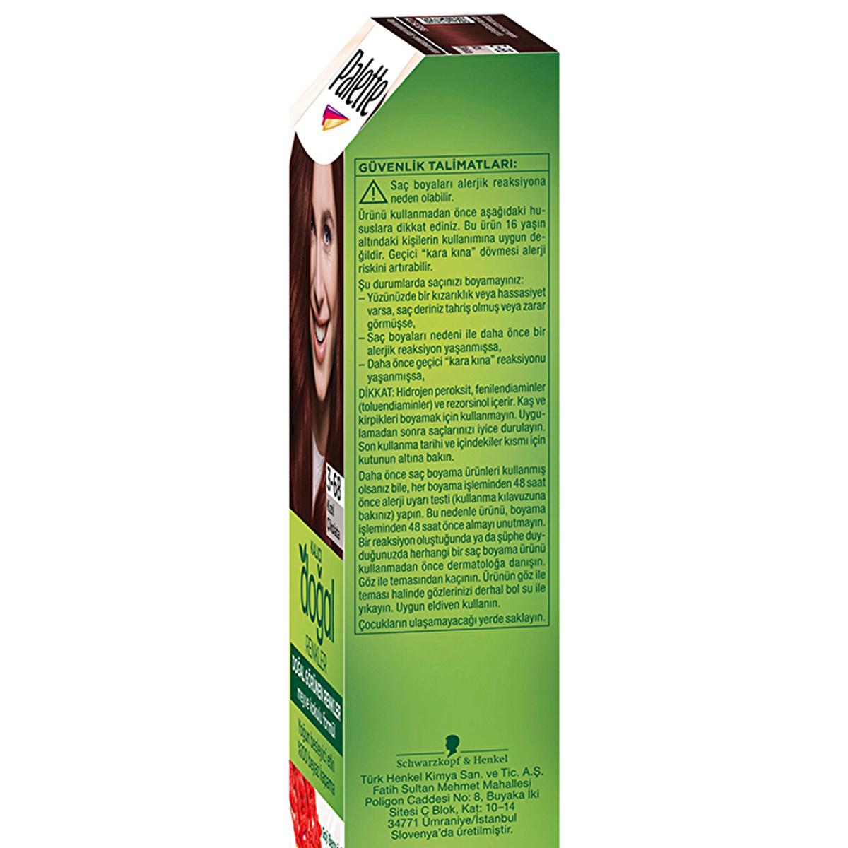 Palette Natural Hair Dye - Red Chocolate (3-68) - Long-Lasting Color with Natural Ingredients