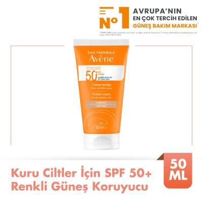 Avene Tinted Cream SPF50+ Unifying 50ml - Tinted Sunscreen Cream for Dry Skin with High SPF Protection