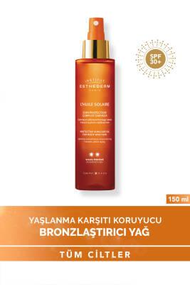Esthederm Sun Care Oil Normal to Strong Sun 150ml - Anti-Aging Sun Protection for Skin and Hair