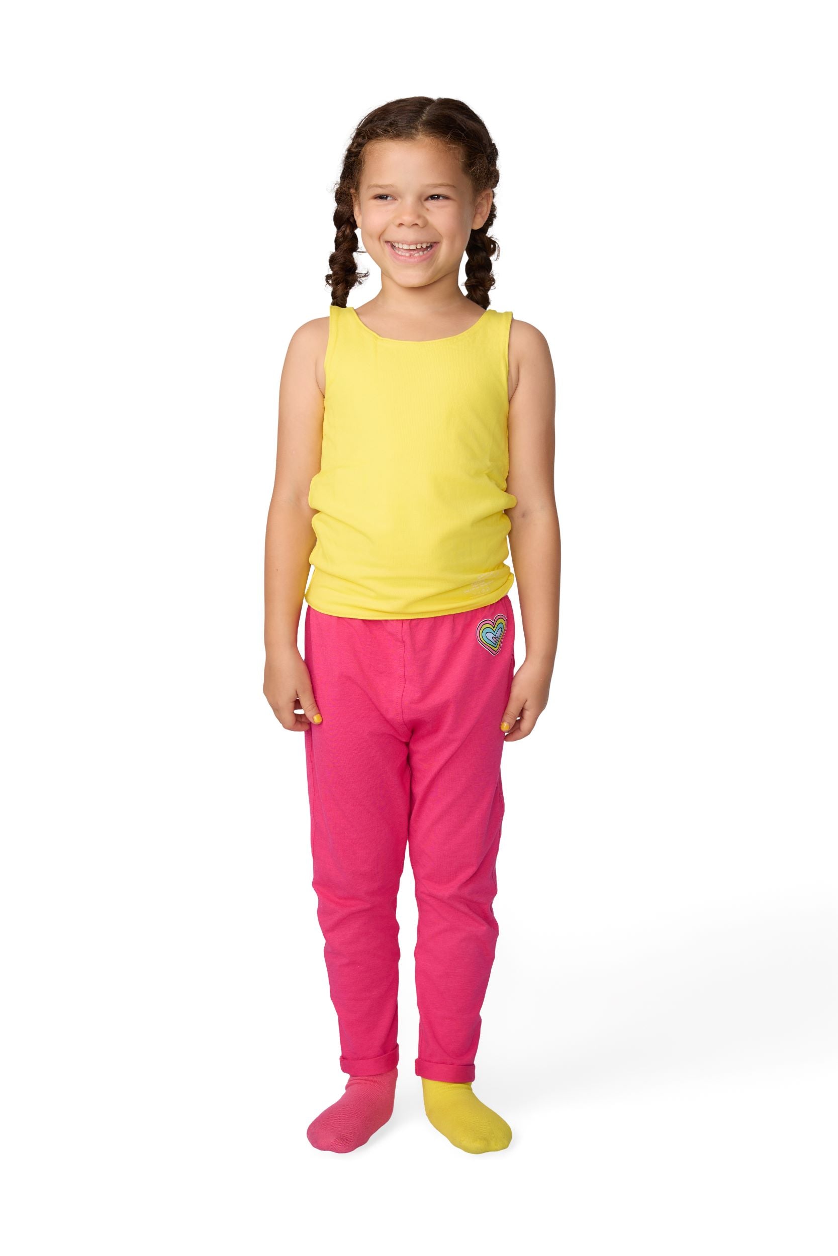 ParkerandTalia The Sensory Compression Comfort Reversible Tank - Red/White — sensory-friendly tank — size reference