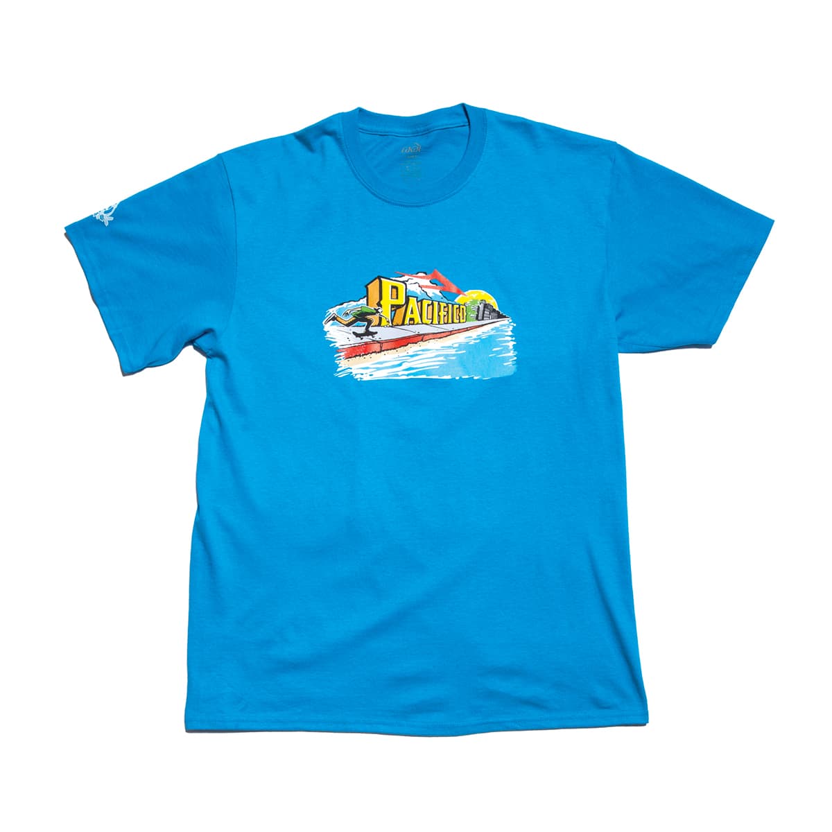 Lakai Pacifico Push T-Shirt - Cyan by Skates USA