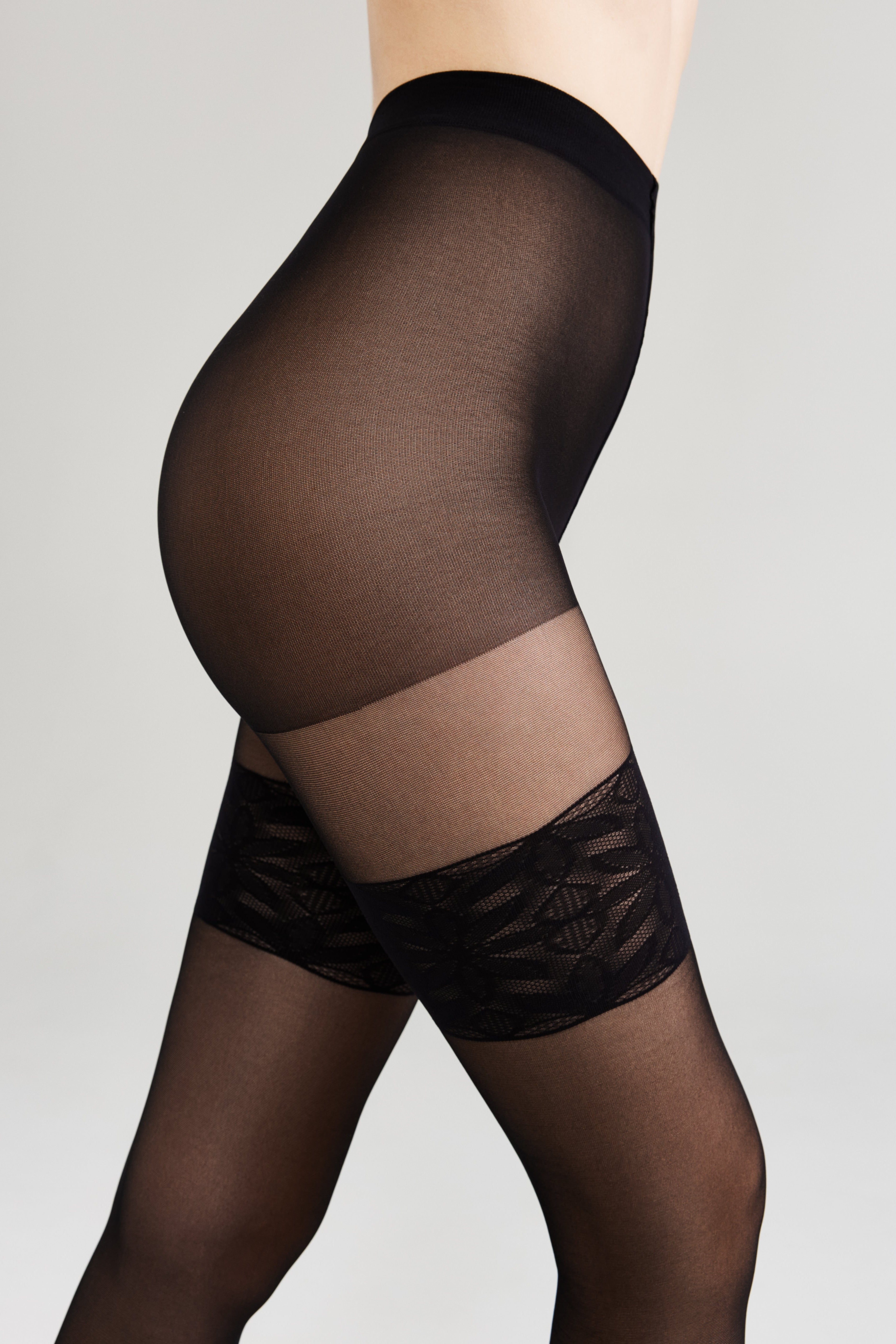 TheRanok.com Fantasy Tights Conte Patricia - Imitation of Lace Stockings — lifestyle context
