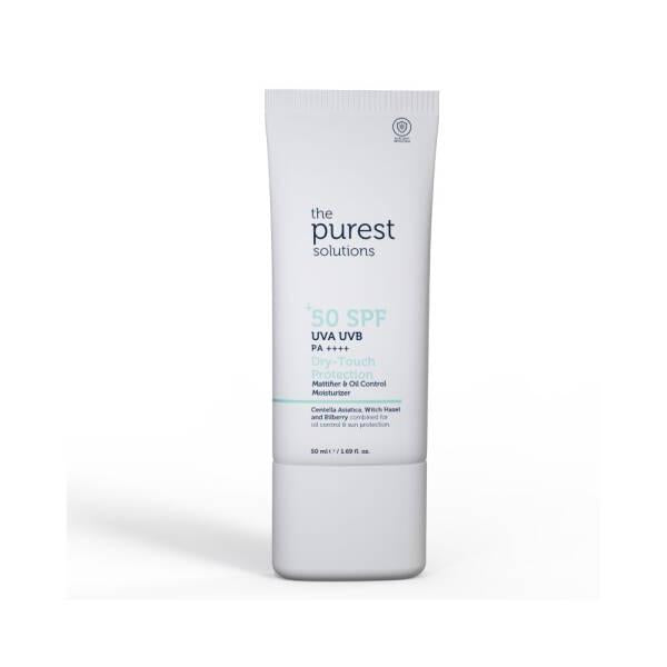 The Purest Solutions Oil Control Moisturizer with UV & Blue Light Protection - Dry Touch Finish, 1.69 fl oz