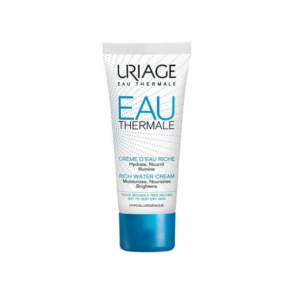 Uriage Uriage Eau Thermale Rich Water Cream 40ml - 24-Hour Hydration Moisturizing Cream for Dry Skin