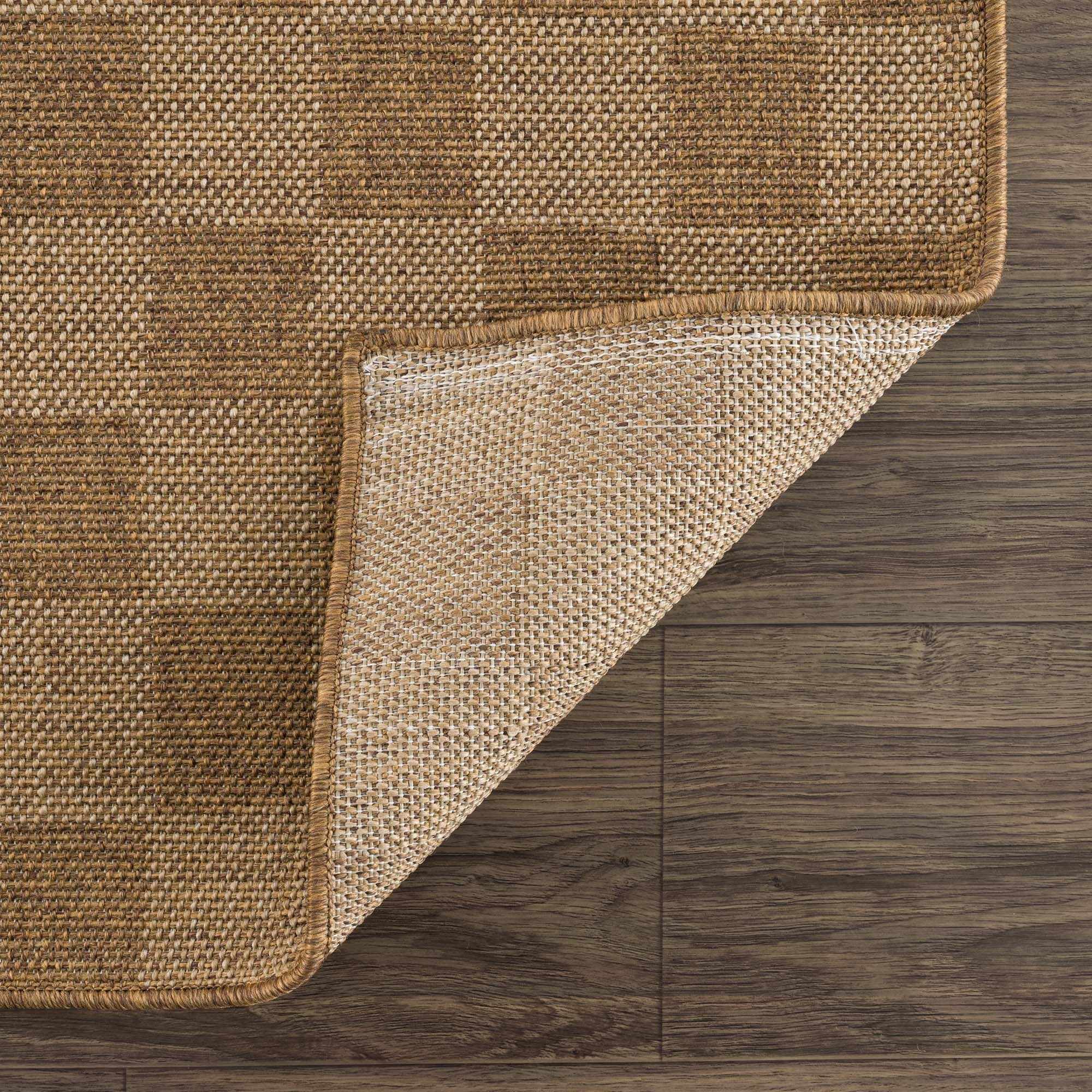 Kuval Checkered Brown Outdoor Rug – Boutique Rugs, view 7