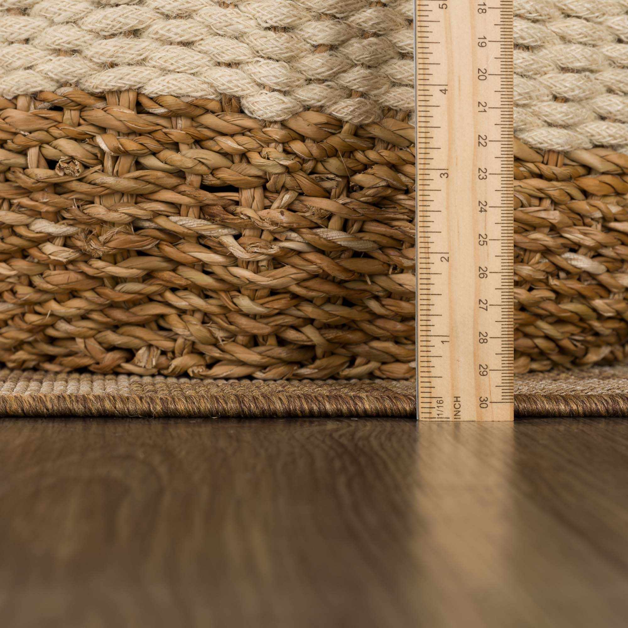 Kuval Checkered Brown Outdoor Rug – Boutique Rugs, view 13