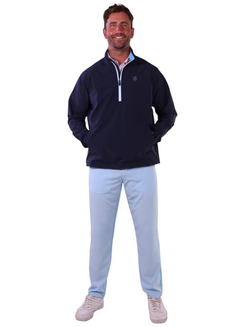 White Water Life Palm Beach Waterproof Quarter Zip — construction detail