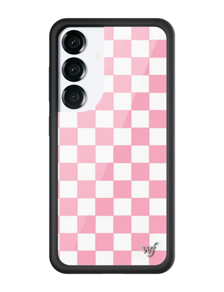 Wildflower Cases Checkers | Pink Samsung Galaxy Case — in-use photo