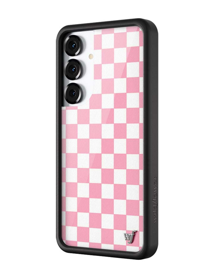 Wildflower Cases Checkers | Pink Samsung Galaxy Case — alternative angle